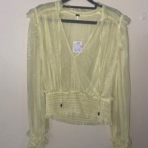 Free People Sheer Top